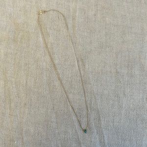 Mociun Triangle Turquoise Necklace Repaired